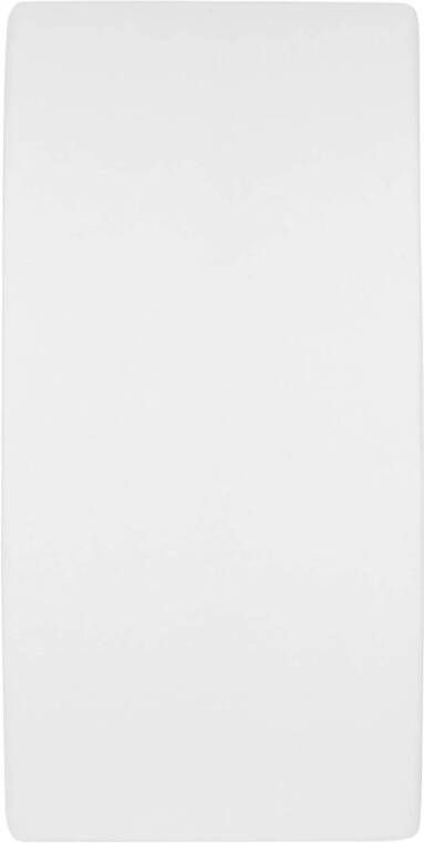 Meyco katoenen molton hoeslaken 90x200 cm Wit | Hoeslaken van