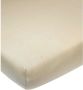 Meyco katoenen wieg hoeslaken 40x80 90 cm sand Beige Effen - Thumbnail 1