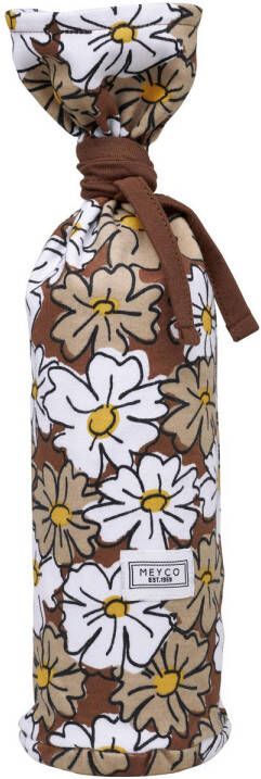 Meyco kruikenzak Vintage flower taupe Bruin