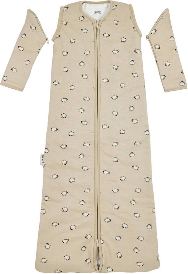 Meyco 4-seizoenen baby slaapzak Penguin soft sand