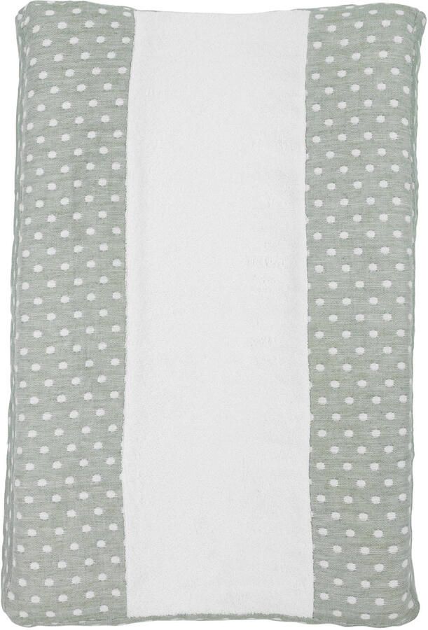 Meyco aankleedkussenhoes Little Dots forest green Groen - Foto 2