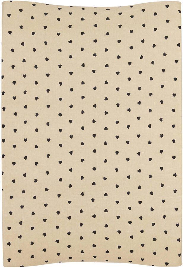 Meyco aankleedkussenhoes Sweet Heart beige zwart - Foto 2