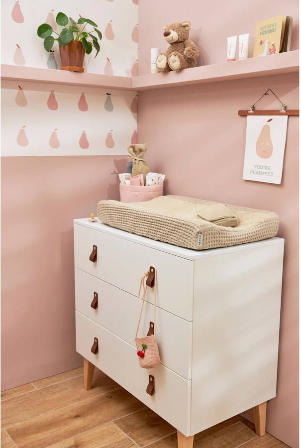 Meyco aankleedkussenhoes Wafel Teddy sand Beige Effen - Foto 2