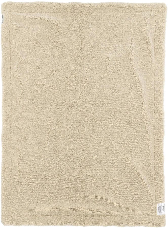 Meyco baby ledikantdeken wafel teddy sand Babydeken Beige Effen - Foto 2