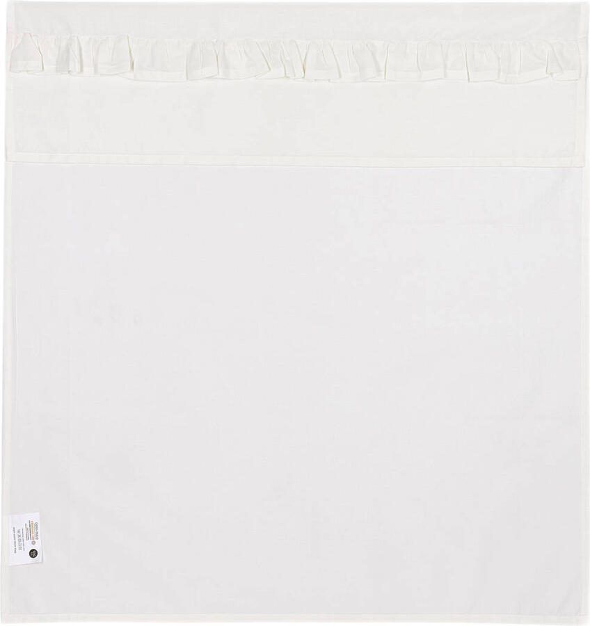 Meyco baby ledikantlaken Ruffle 100x150 Offwhite Babylaken Wit Effen - Foto 2