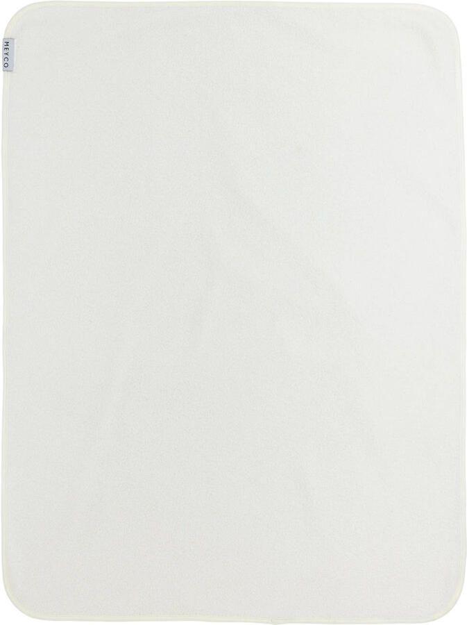 Meyco baby reisdeken Bouclé Uni 75x100 cm Offwhite Babydeken Wit Effen - Foto 2