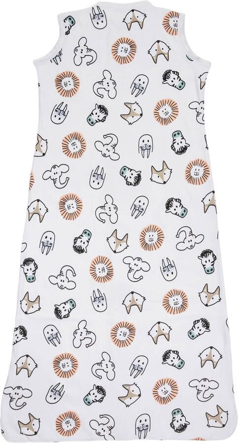 Meyco baby slaapzak Animal Multicolour Babyslaapzak Dierenprint 60