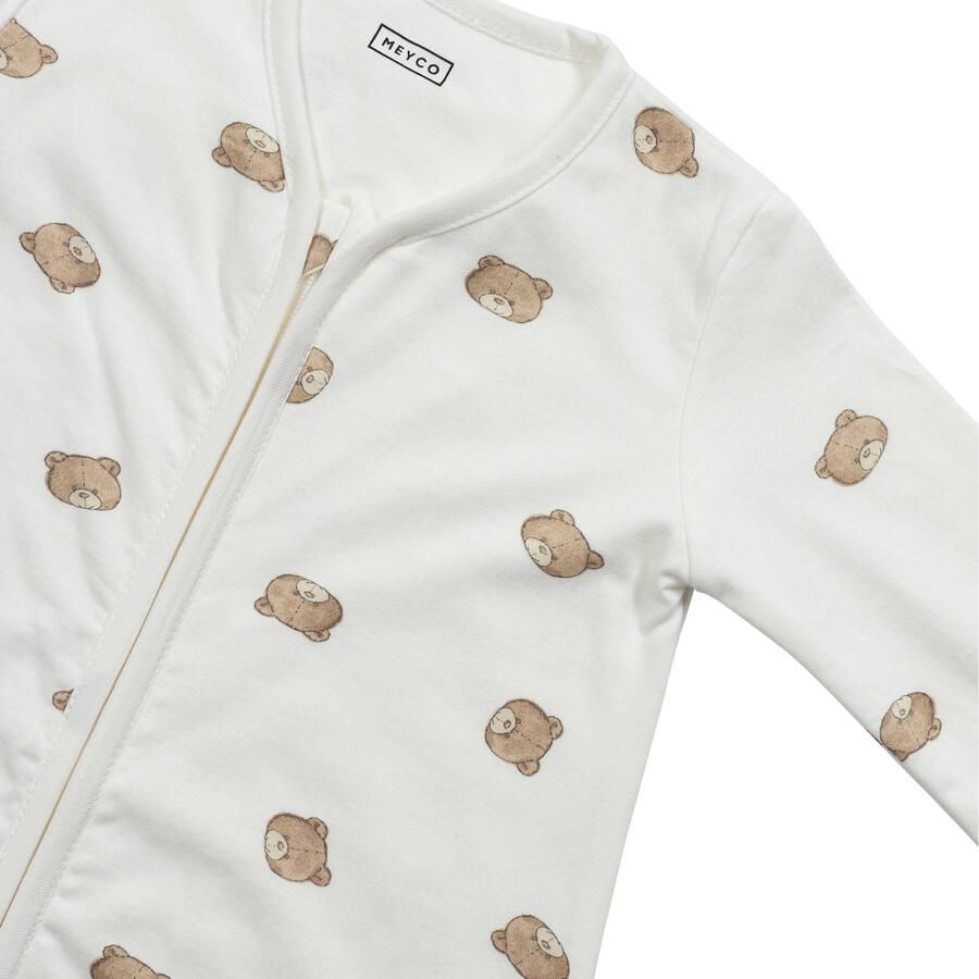 Meyco baby slaapzak Bear offwhite bruin - Foto 2