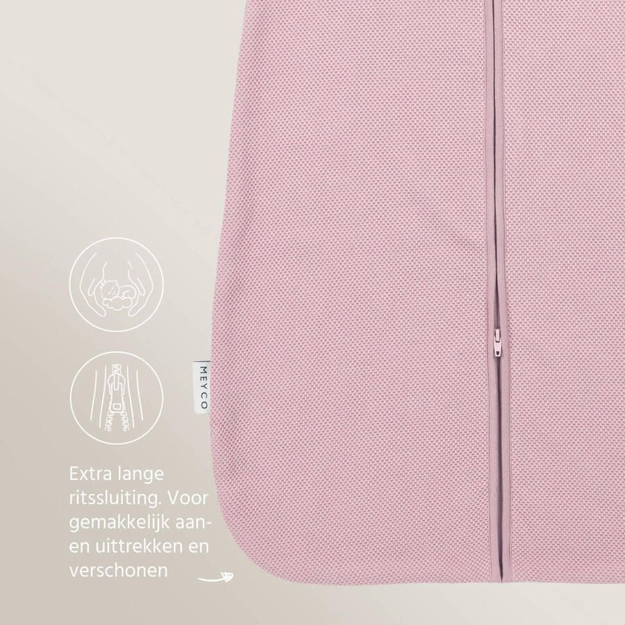 Meyco baby slaapzak Studio Collection Classic Purple Pink - Foto 2
