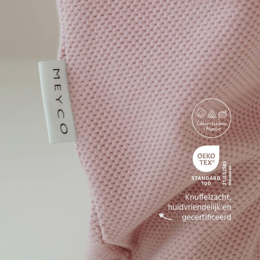 Meyco baby slaapzak Studio Collection Classic Purple Pink - Foto 3