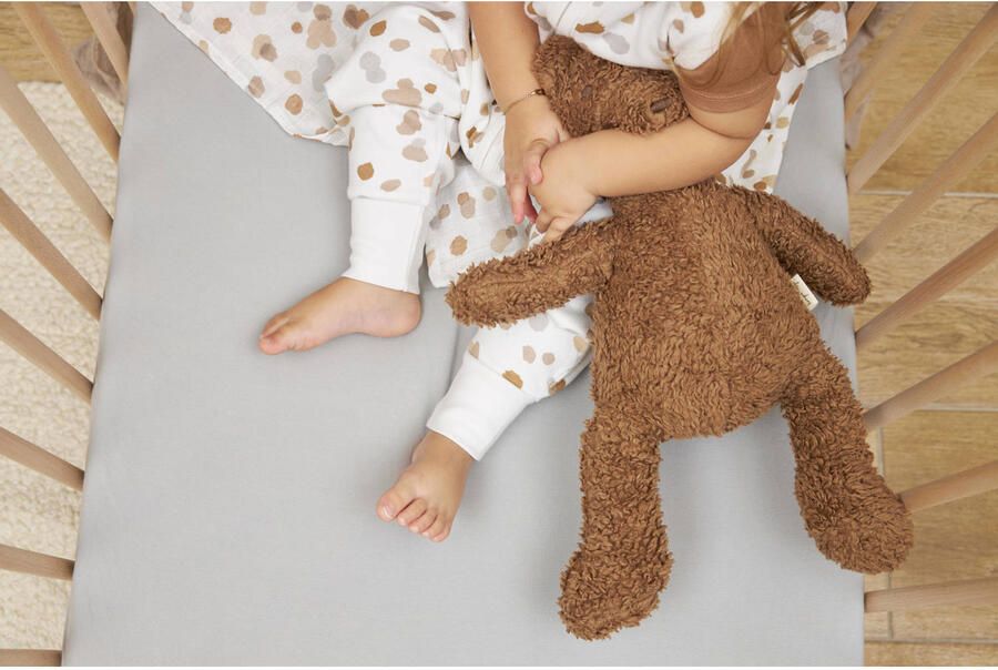 Meyco baby zomer slaapoverall jumper Stains sand Babyslaapzak Beige All over print 104 - Foto 3