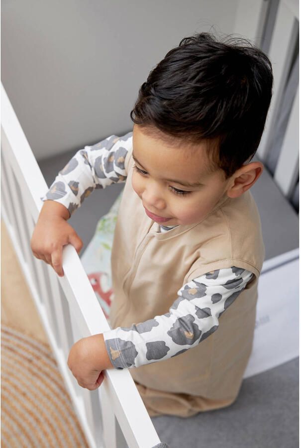 Meyco baby zomer slaapzak sand Babyslaapzak Beige Effen 110 cm