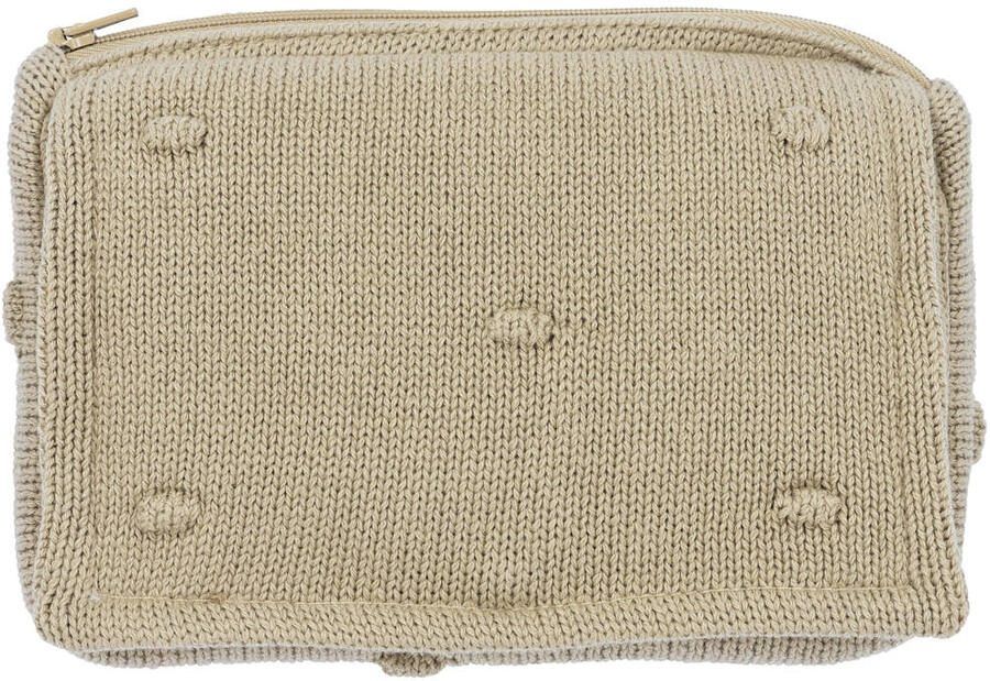 Meyco babydoekjeshoes Mini Knots Sand Luieretui Bruin Stip - Foto 2