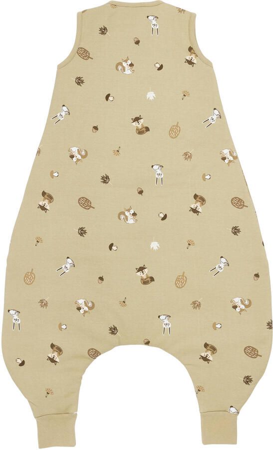 Meyco babyslaapzak jumper Forest Animals Sand Bruin Dierenprint 104 cm
