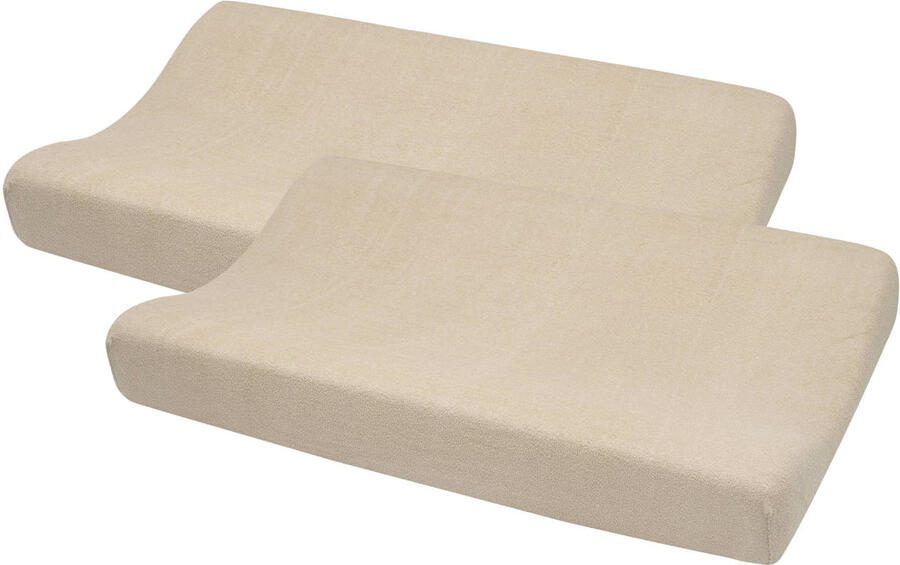 Meyco badstof aankleedkussenhoes beige (set van 2)