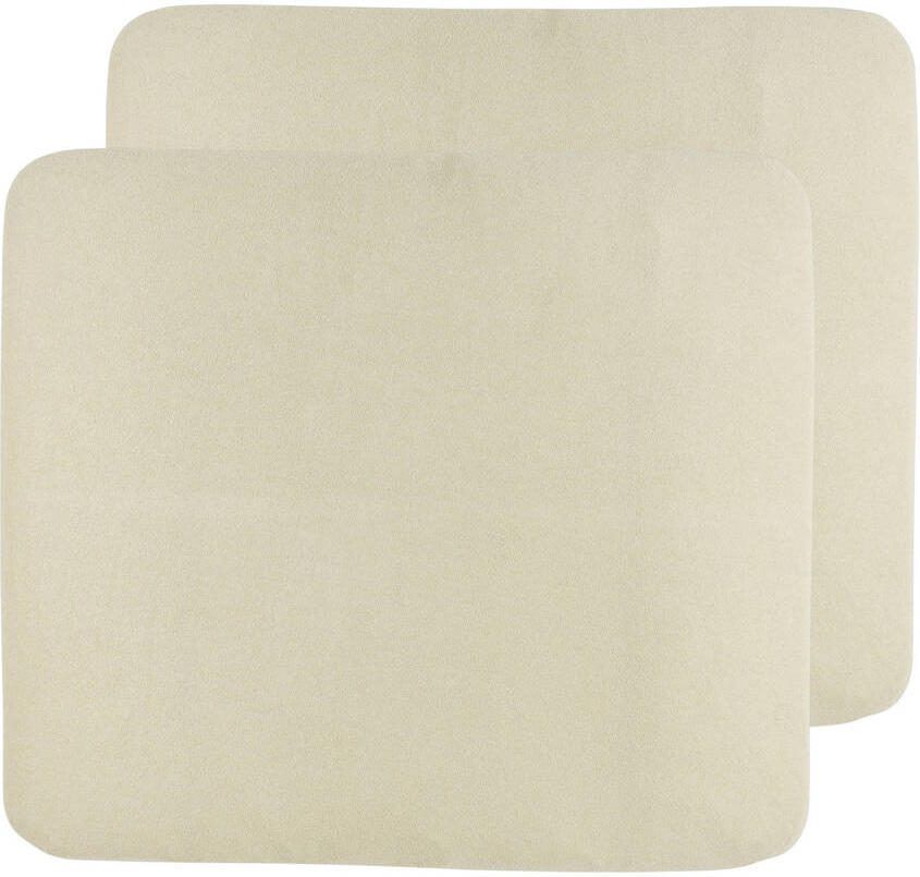 Meyco badstof aankleedkussenhoes soft sand (set van 2)