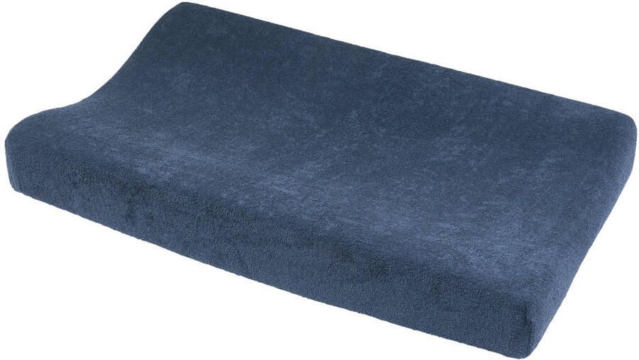 Meyco badstof aankleedkussenhoes uni indigo