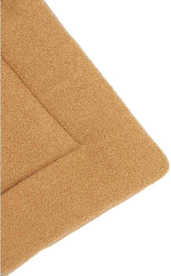 Meyco boxkleed Bouclé Uni 80x100 cm Toffee Bruin | Boxkleed van - Foto 3