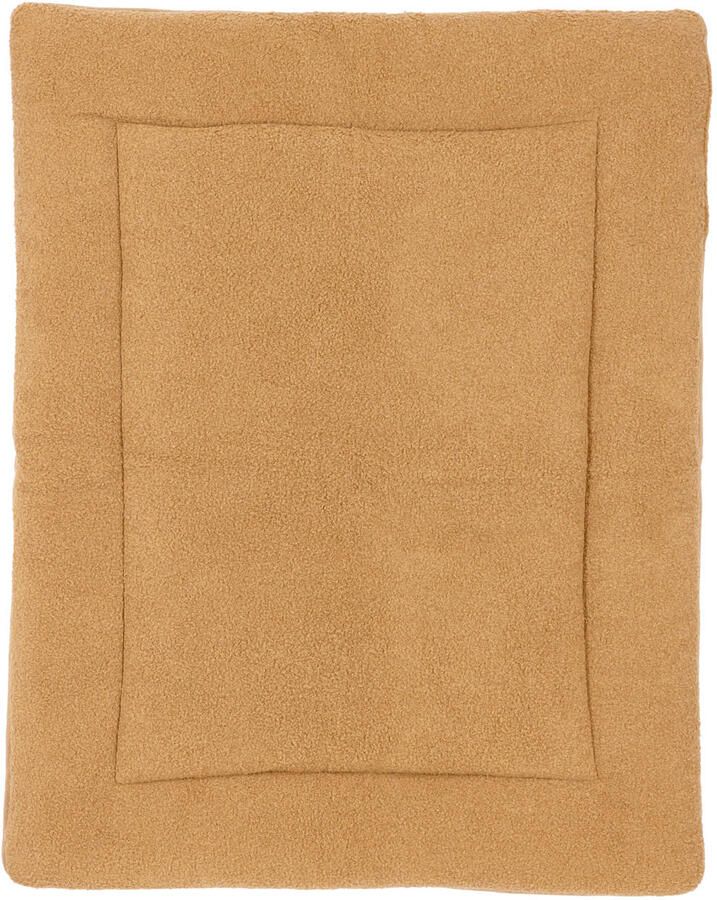 Meyco boxkleed Bouclé Uni 80x100 cm Toffee Bruin | Boxkleed van - Foto 2