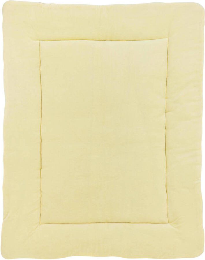 Meyco boxkleed Knots 77x97 cm soft yellow Geel | Boxkleed van - Foto 2