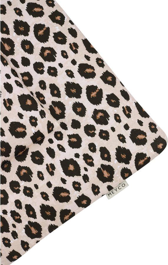 Meyco boxkleed Leopard Sand Melange Multi | Boxkleed van - Foto 3