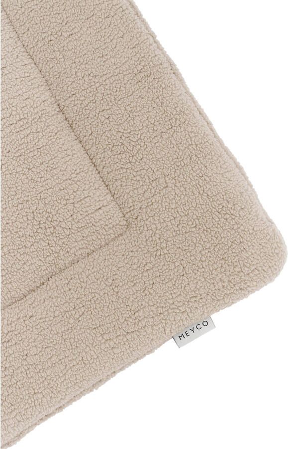 Meyco boxkleed teddy sand Beige | Boxkleed van - Foto 2