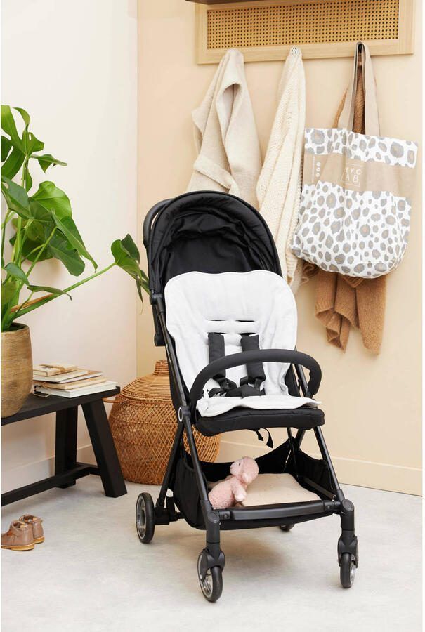Meyco buggy inlegger Badstof Light Grey Accessoire Grijs Effen - Foto 2