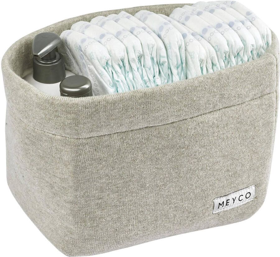 Meyco commode d Medium Knit Basic Sand Melange Accessoire Bruin - Foto 2