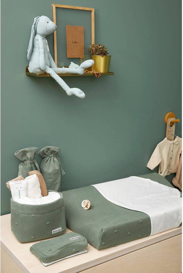 Meyco commode d Small Mini Knots Forest Green Accessoire Groen - Foto 3