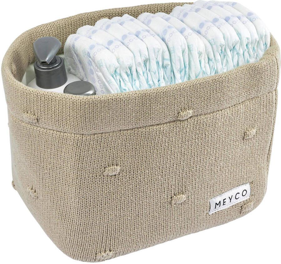 Meyco commode d Medium Mini Knots Sand Accessoire Bruin - Foto 2