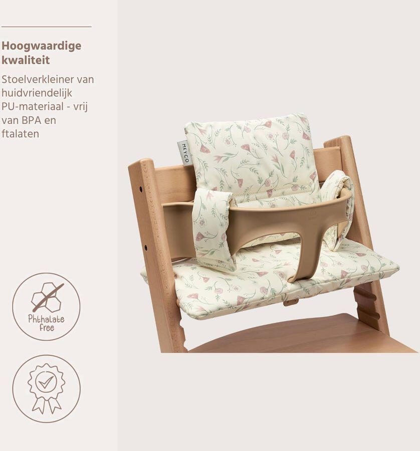 Meyco Flower Stoelverkleiner Meegroei Multicolour - Foto 3