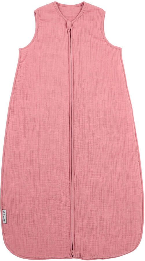 Meyco gevoerde pre-washed hydrofiele winter baby slaapzak roze