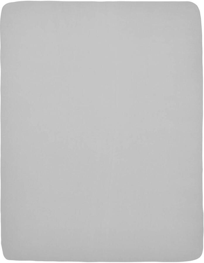 Meyco hoeslaken boxmatras 75x95 cm lichtgrijs | Hoeslaken van