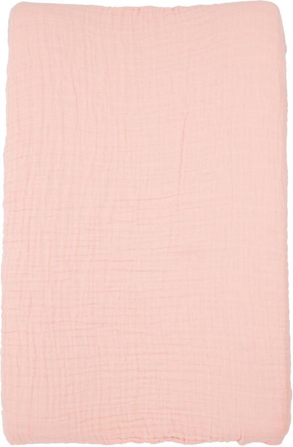Meyco hydrofiele aankleedkussenhoes soft pink Roze Effen - Foto 3