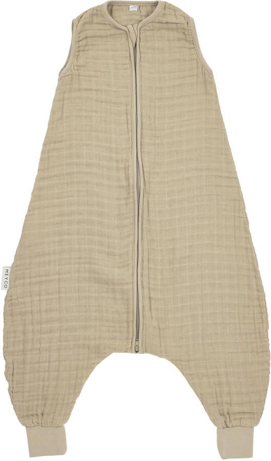 Meyco hydrofiele baby zomer slaapoverall jumper Sand Babyslaapzak Beige 104