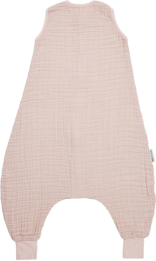 Meyco hydrofiele baby zomer slaapoverall jumper soft pink Babyslaapzak Roze 104