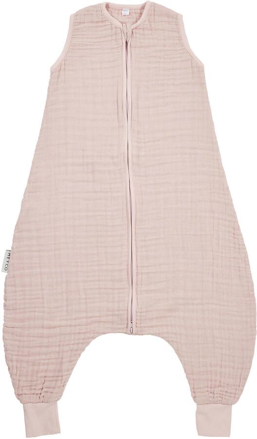 Meyco hydrofiele baby zomer slaapoverall jumper soft pink Babyslaapzak Roze 104