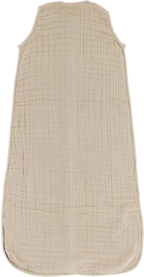Meyco hydrofiele zomerslaapzak Uni Sand Babyslaapzak Beige Effen 110