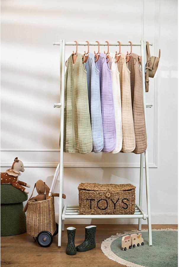 Meyco hydrofiele zomerslaapzak Uni Sand Babyslaapzak Beige Effen 110