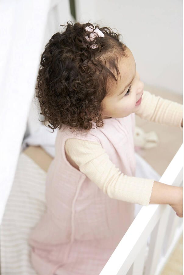 Meyco hydrofiele zomerslaapzak Uni Soft Pink Babyslaapzak Roze Effen 110
