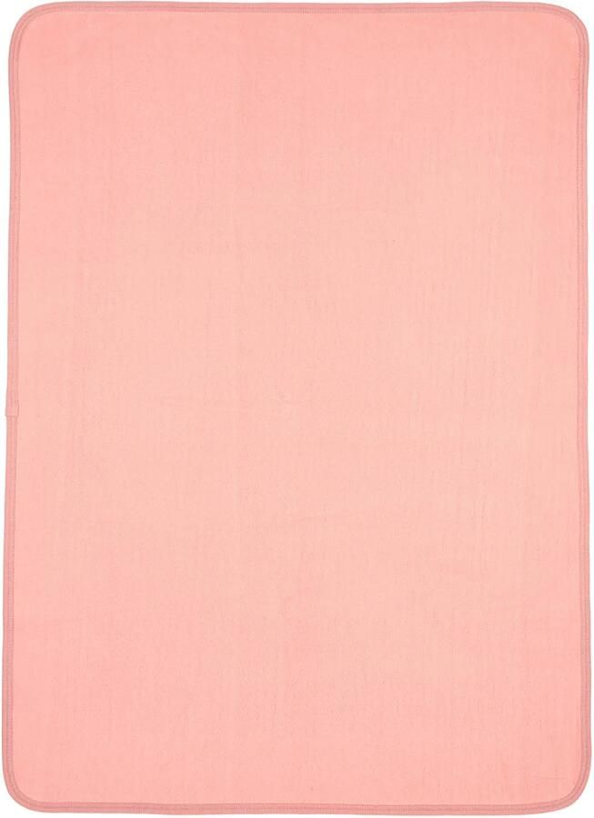 Meyco Jacquard flanel wiegdeken rose - Foto 2