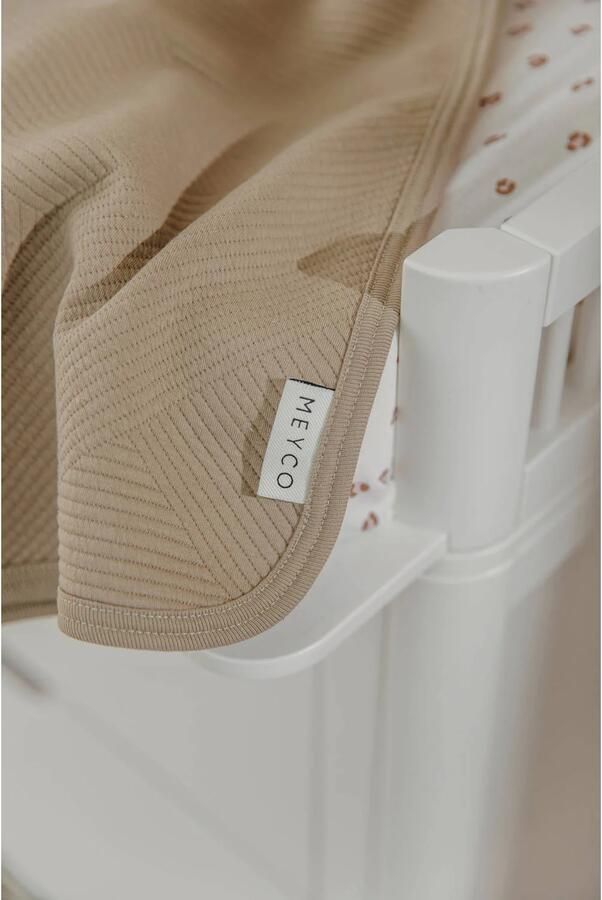 Meyco Jacquard wiegdeken Pure taupe - Foto 3