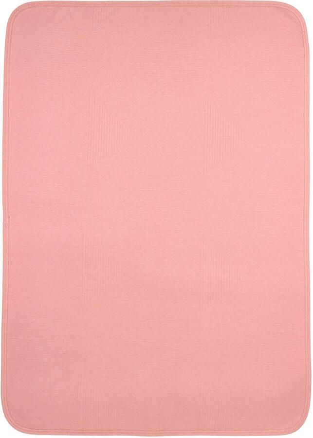 Meyco Jacquard wiegdeken rose