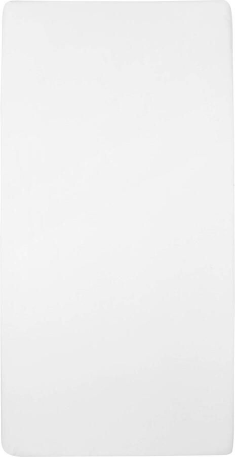 Meyco jersey baby hoeslaken ledikant 60x120 cm Wit