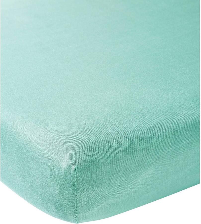 Meyco jersey baby hoeslaken wieg 40x80 90 cm Groen