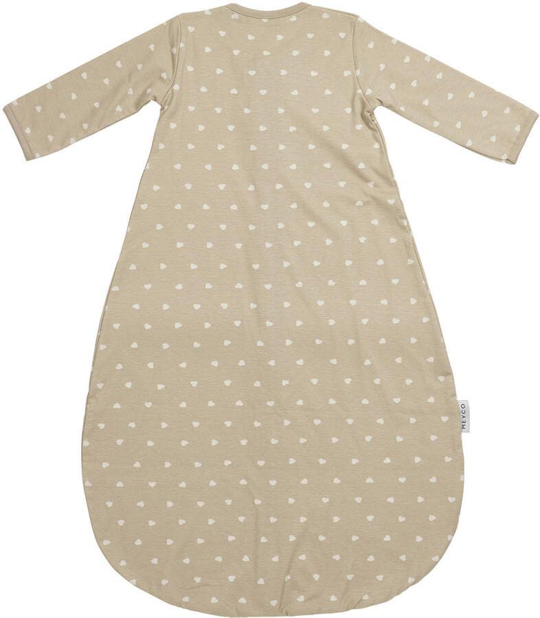 Meyco jersey baby slaapzak Sweet Heart sand soft sand - Foto 3