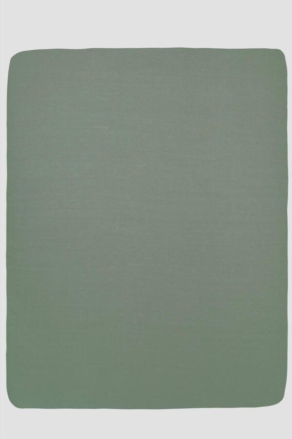 Meyco jersey boxmatras hoeslaken 75x95 cm forest green - Foto 3