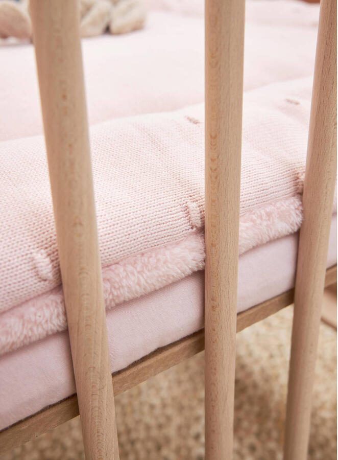Meyco jersey hoeslaken boxmatras 75x95 cm Soft Pink Roze - Foto 3