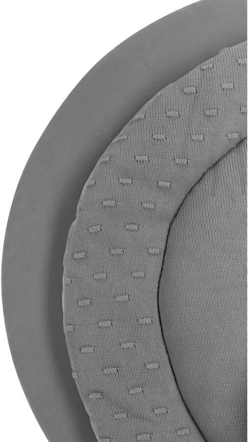 Meyco jersey hoeslaken boxmatras rond 90 95cm grijs - Foto 2
