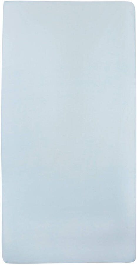 Meyco jersey hoeslaken wieg 40x80 90 cm Blauw | Hoeslaken van